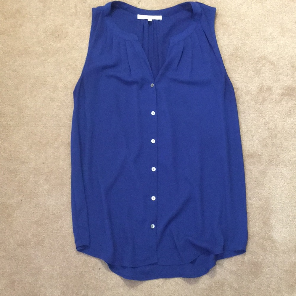 Cobalt blue sleeveless top from Daniel Rainn